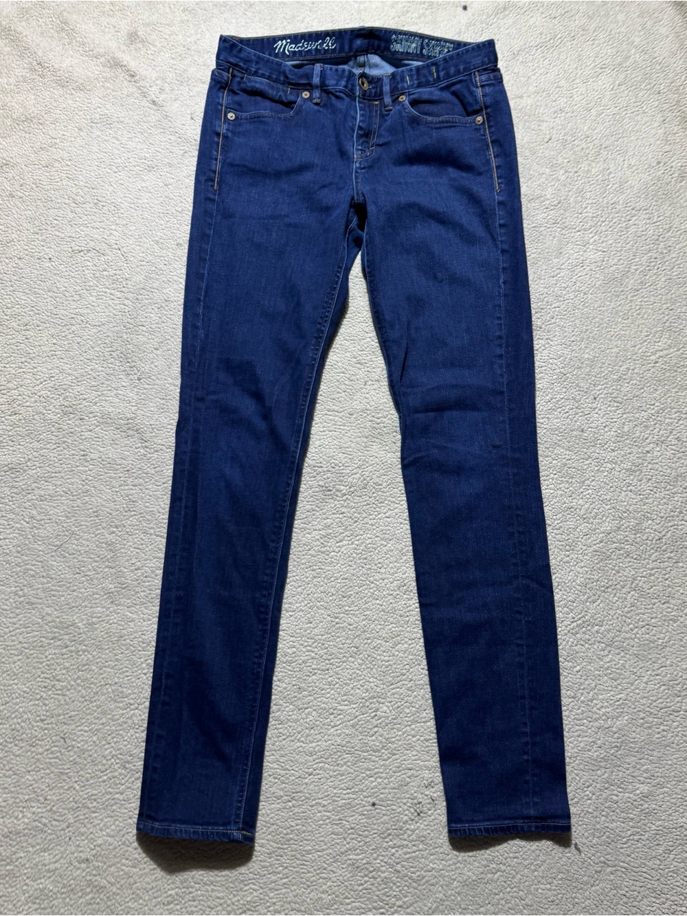 Madewell‎ Jeans Womens 28 Skinny Skinny Blue Denim Cotton Blend Meas 28x30